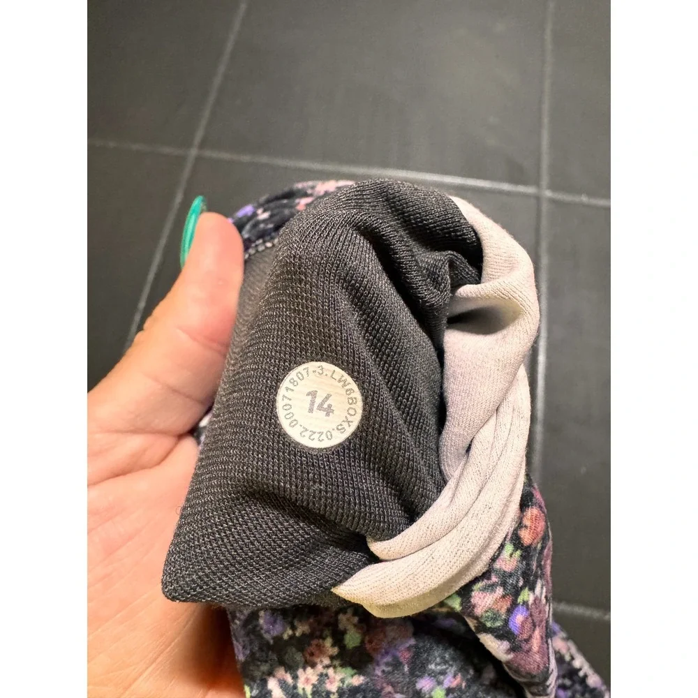 Lululemon Align High-Rise Crop 21 Inflorescence Multi Floral Leggings LW6BQXS 14 - Picture 2 of 4
